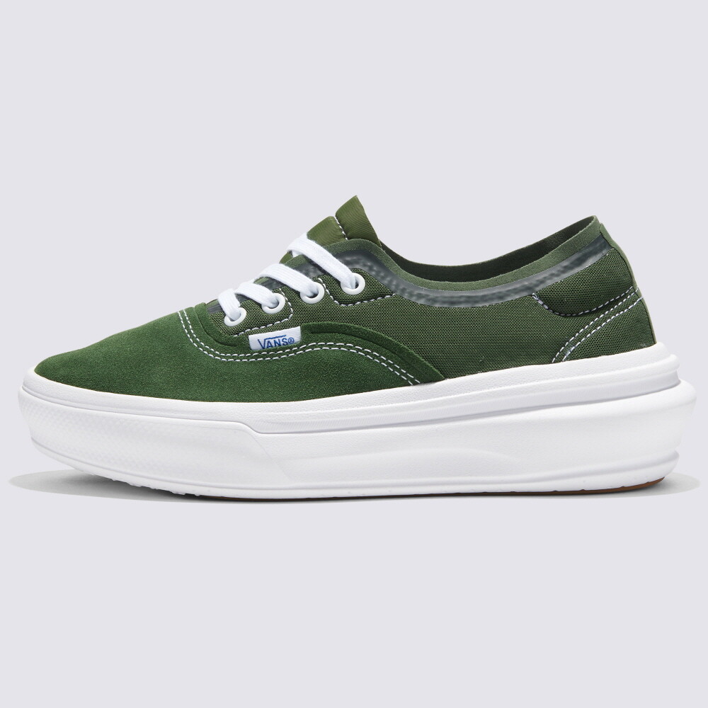 Illustrative example of green vans shoes