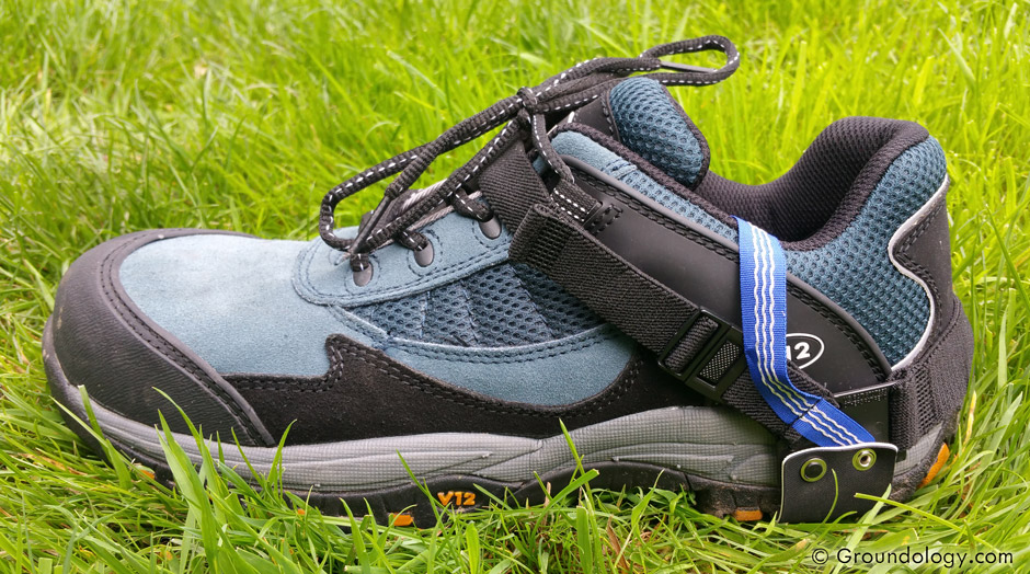 Illustrative example of grounding shoes