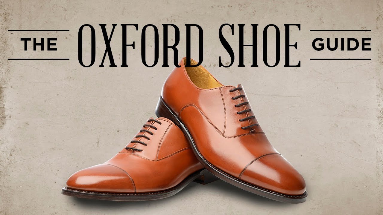 Illustrative example of guys oxford shoes