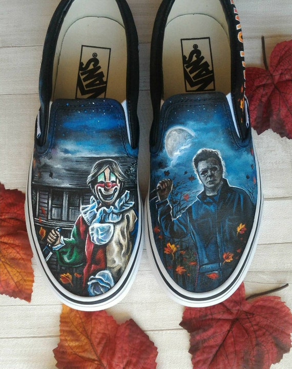 Illustrative example of halloween shoes