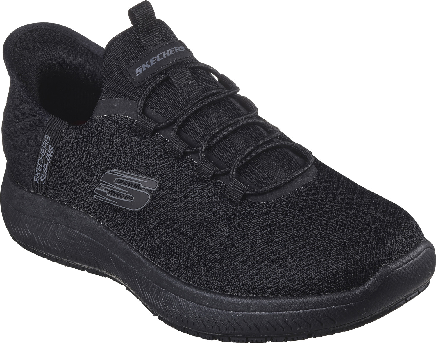 Illustrative example of hands free slip on shoes