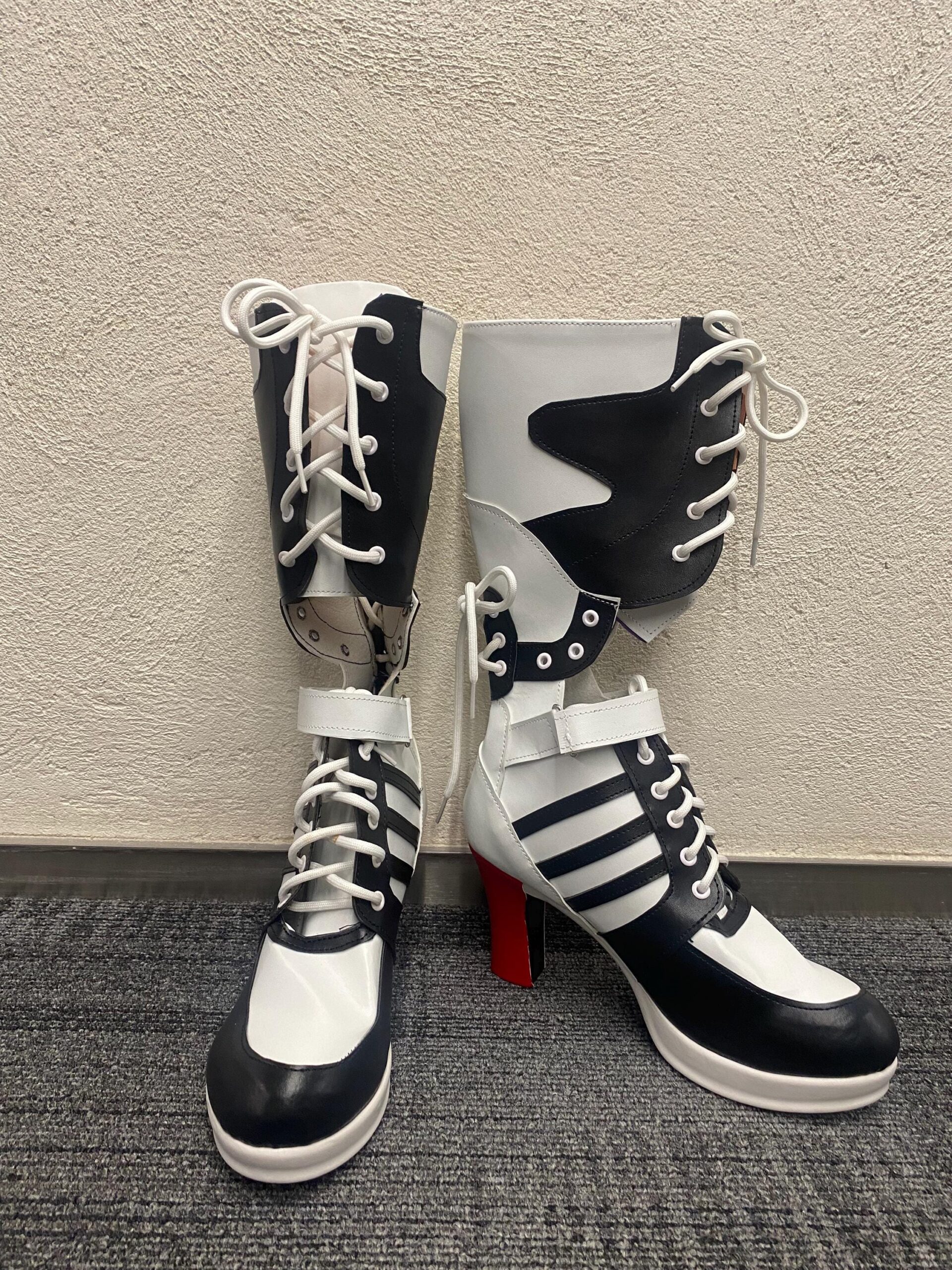 Illustrative example of harley quinn shoes
