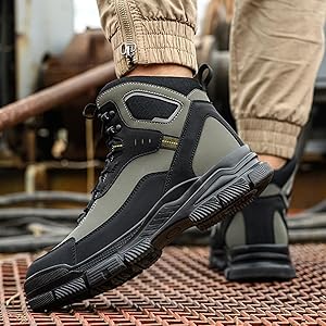 Illustrative example of high top shoes for men