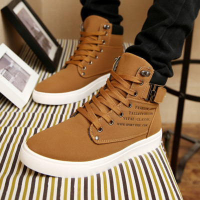 Illustrative example of high top shoes for men