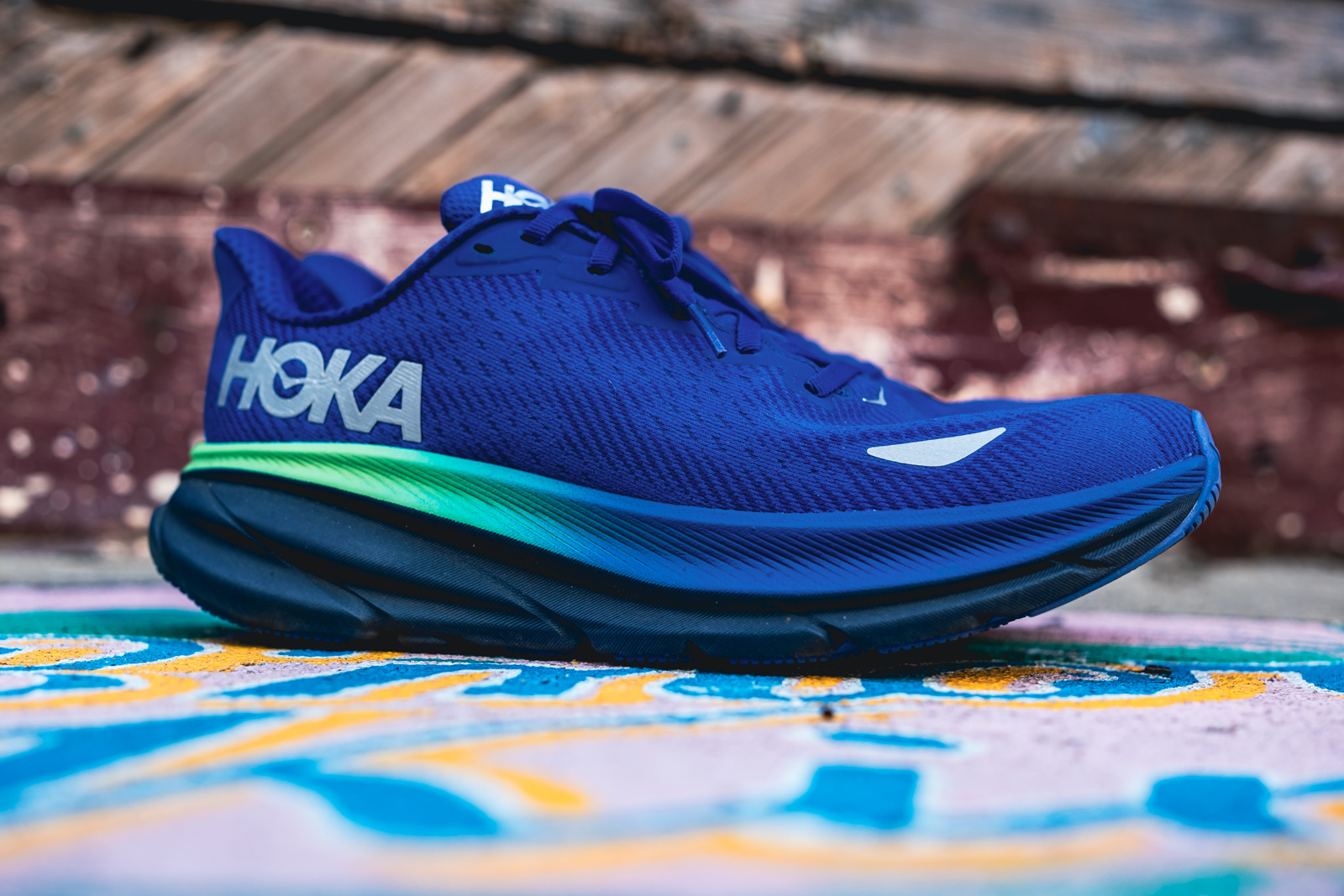 Illustrative example of hoka waterproof shoes