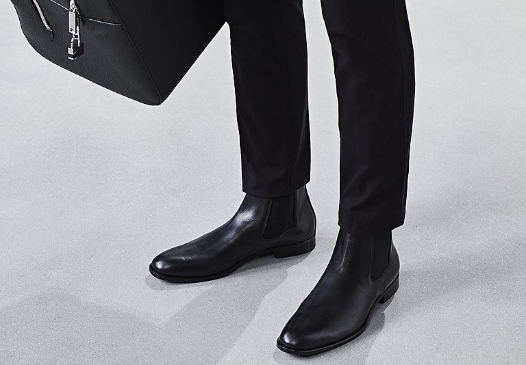 Illustrative example of hugo boss dress shoes