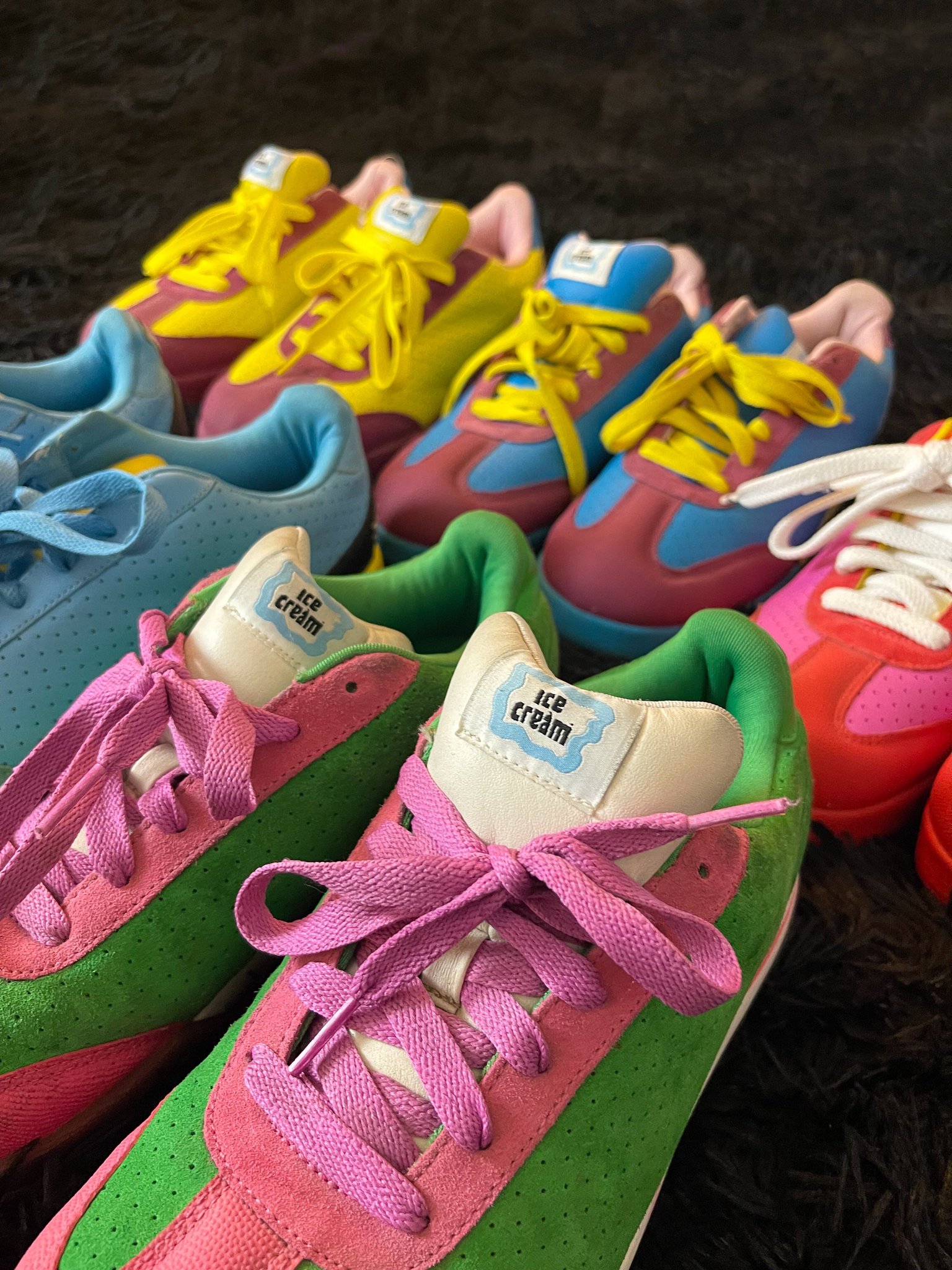 Illustrative example of ice cream shoes