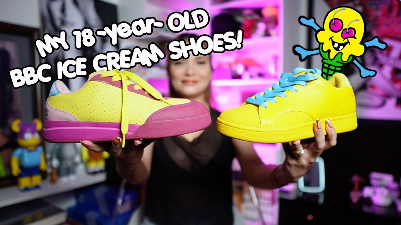 Illustrative example of ice cream shoes