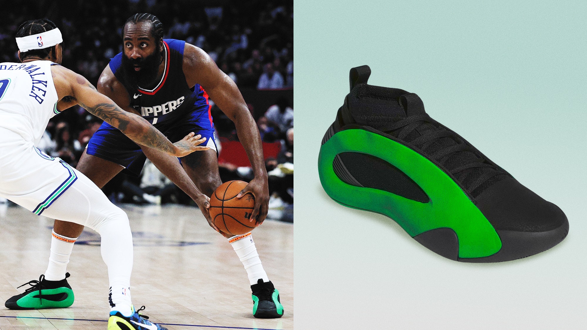 Illustrative example of james harden shoes