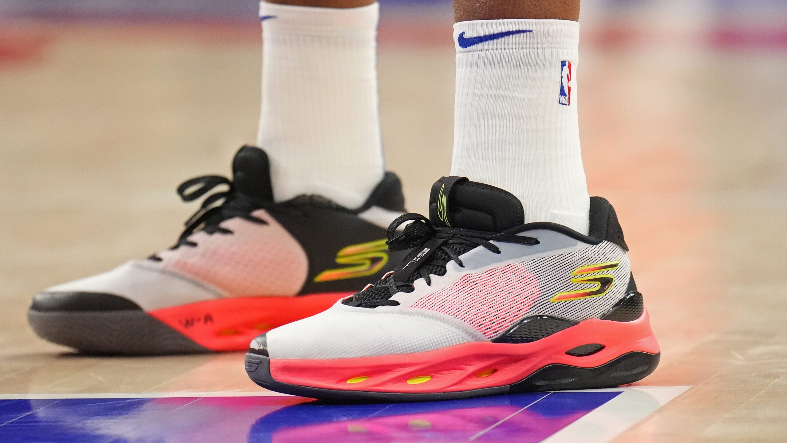 Illustrative example of joel embiid shoes
