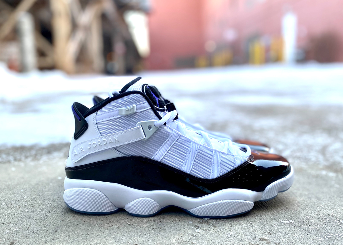 Illustrative example of jordan 6 rings shoes