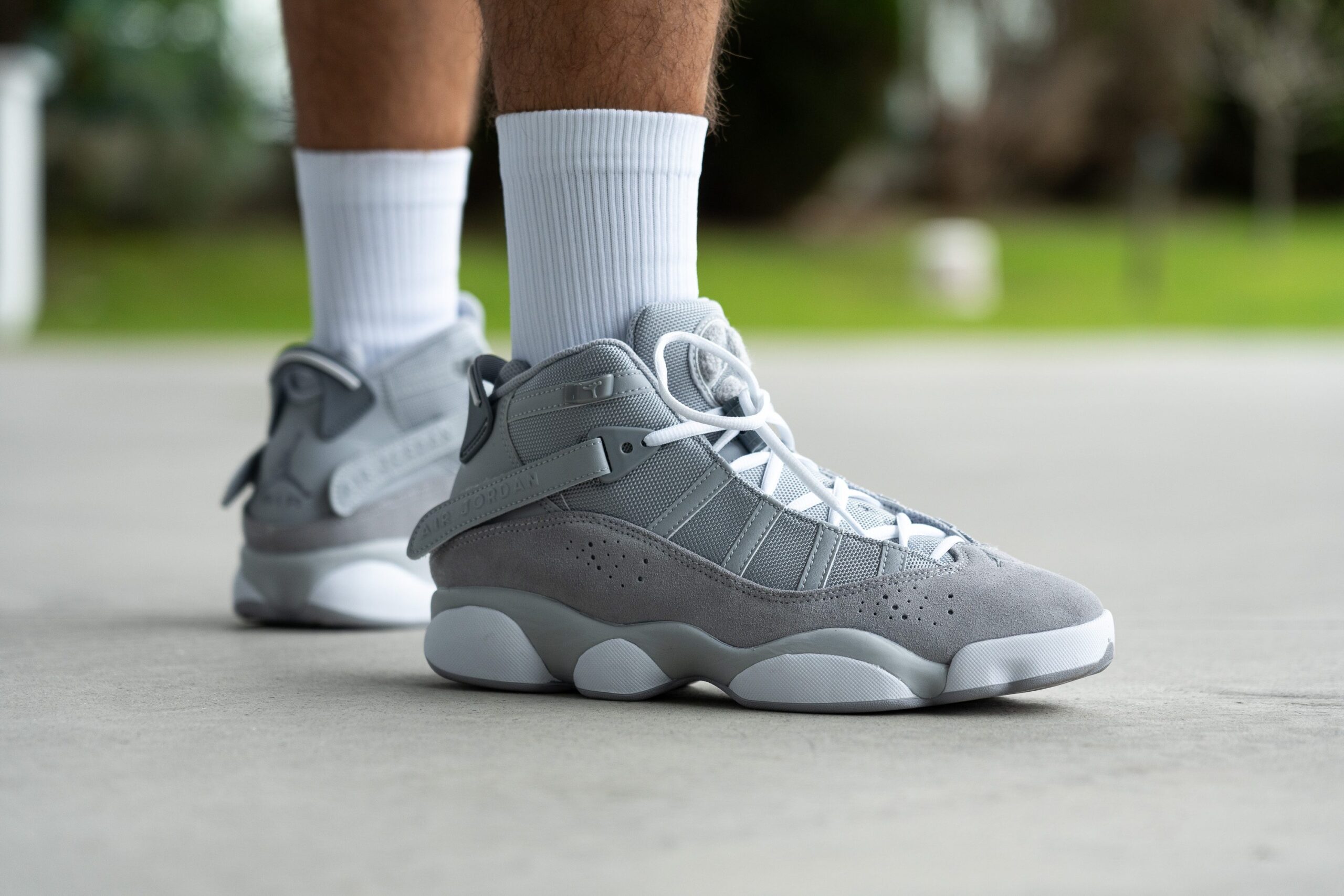 Illustrative example of jordan six rings shoes