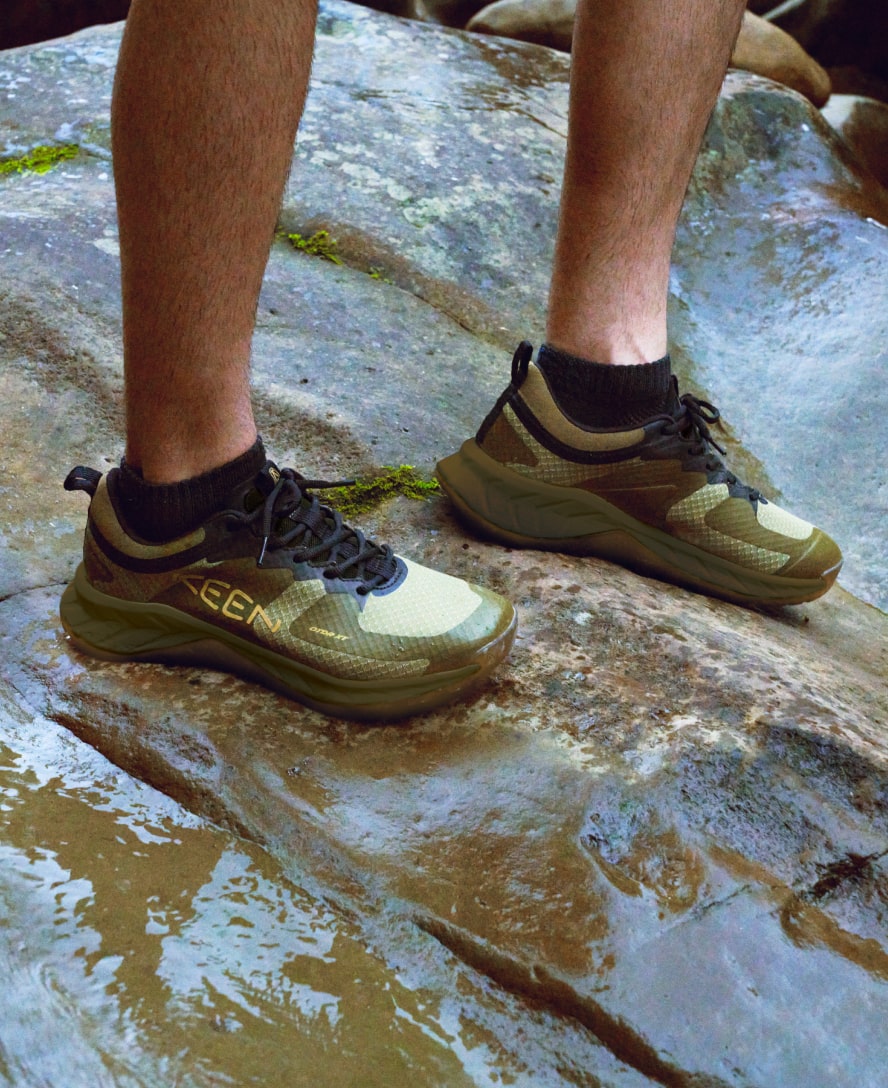Illustrative example of keen mens shoes