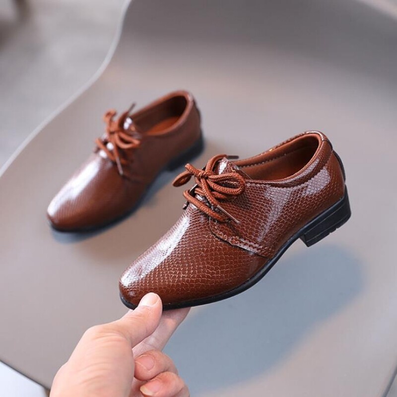 Illustrative example of kids dress shoes