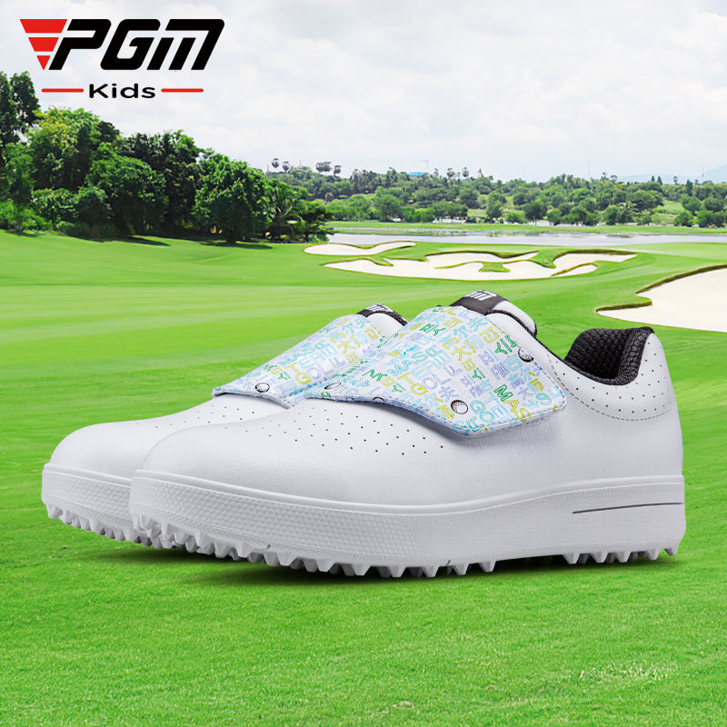 Illustrative example of kids golf shoes