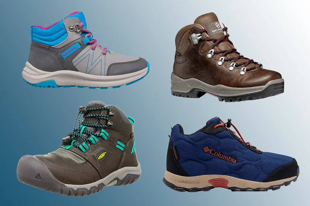 Illustrative example of kids hiking shoes