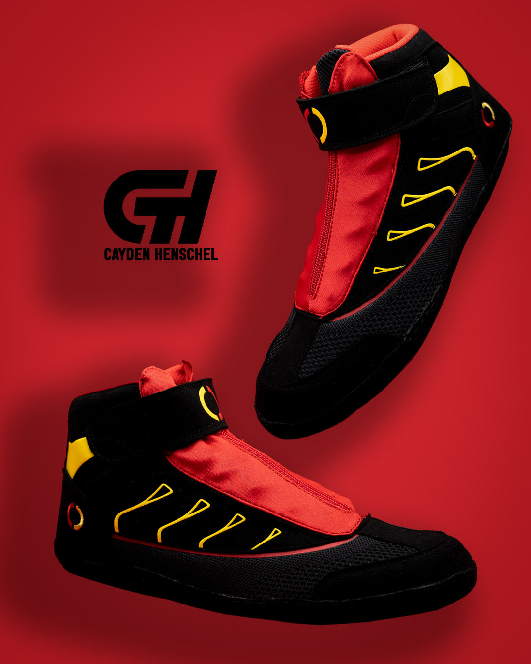 Illustrative example of kids wrestling shoes