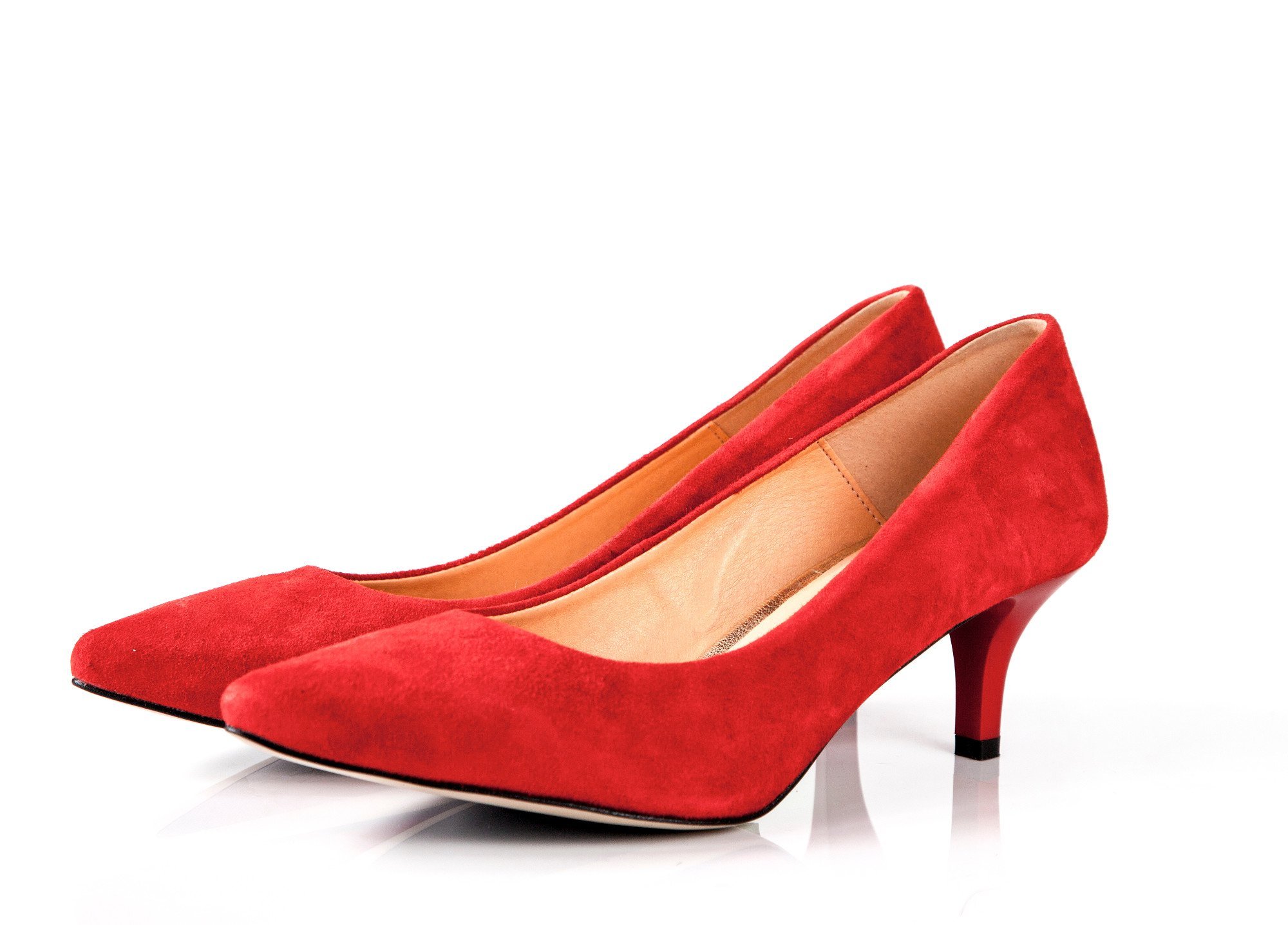 Illustrative example of kitten heel shoes