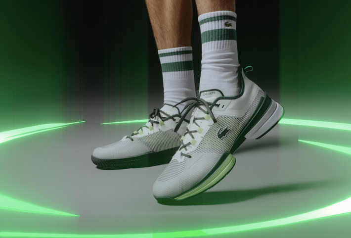 Illustrative example of lacoste tennis shoes