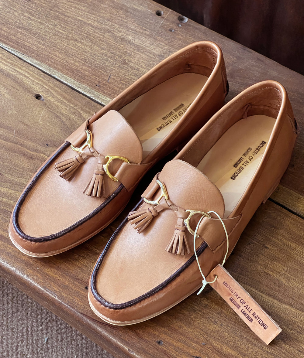 Illustrative example of leather shoes for men