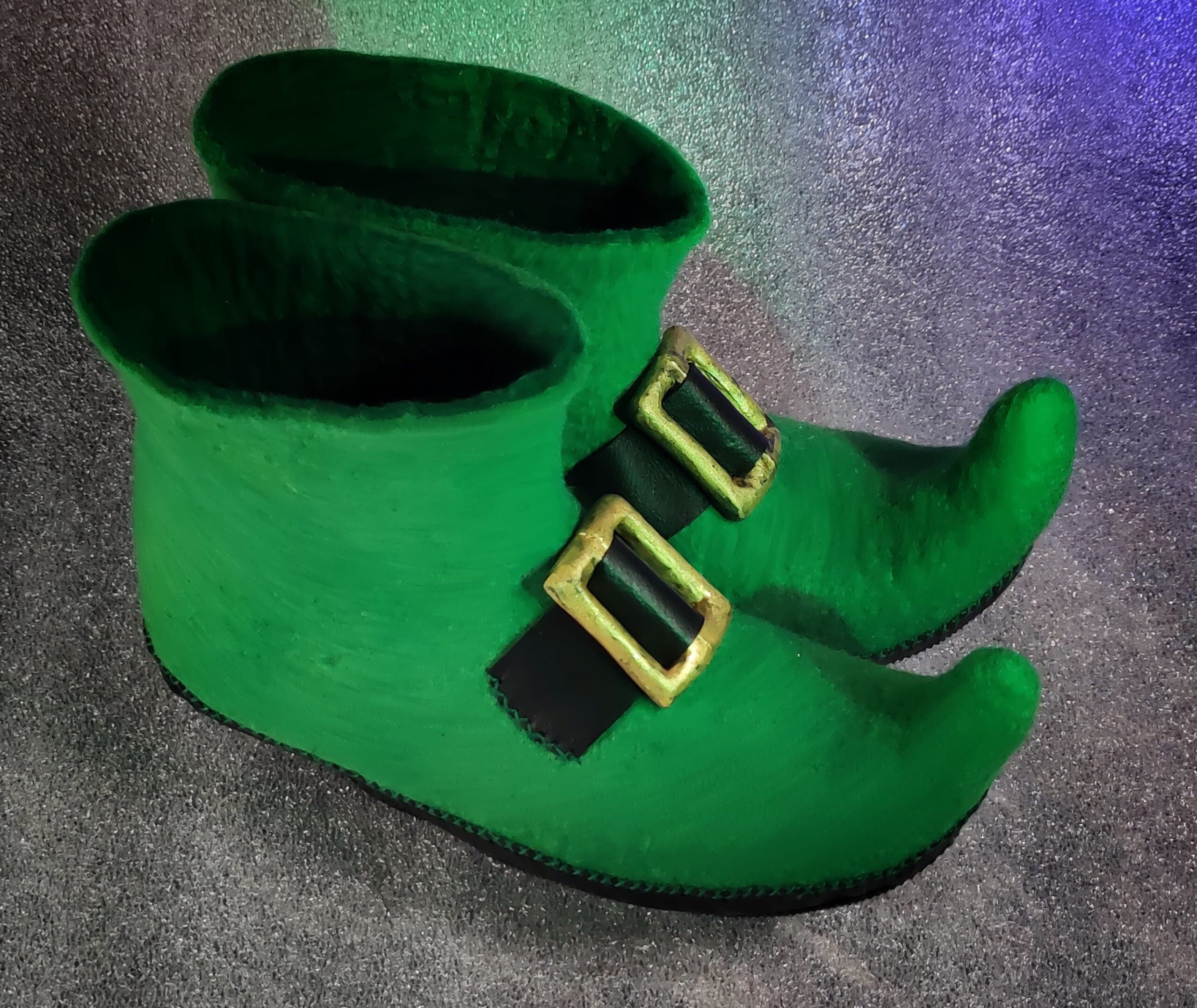 Illustrative example of leprechaun shoes