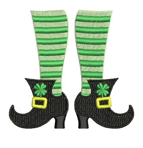 Illustrative example of leprechaun shoes