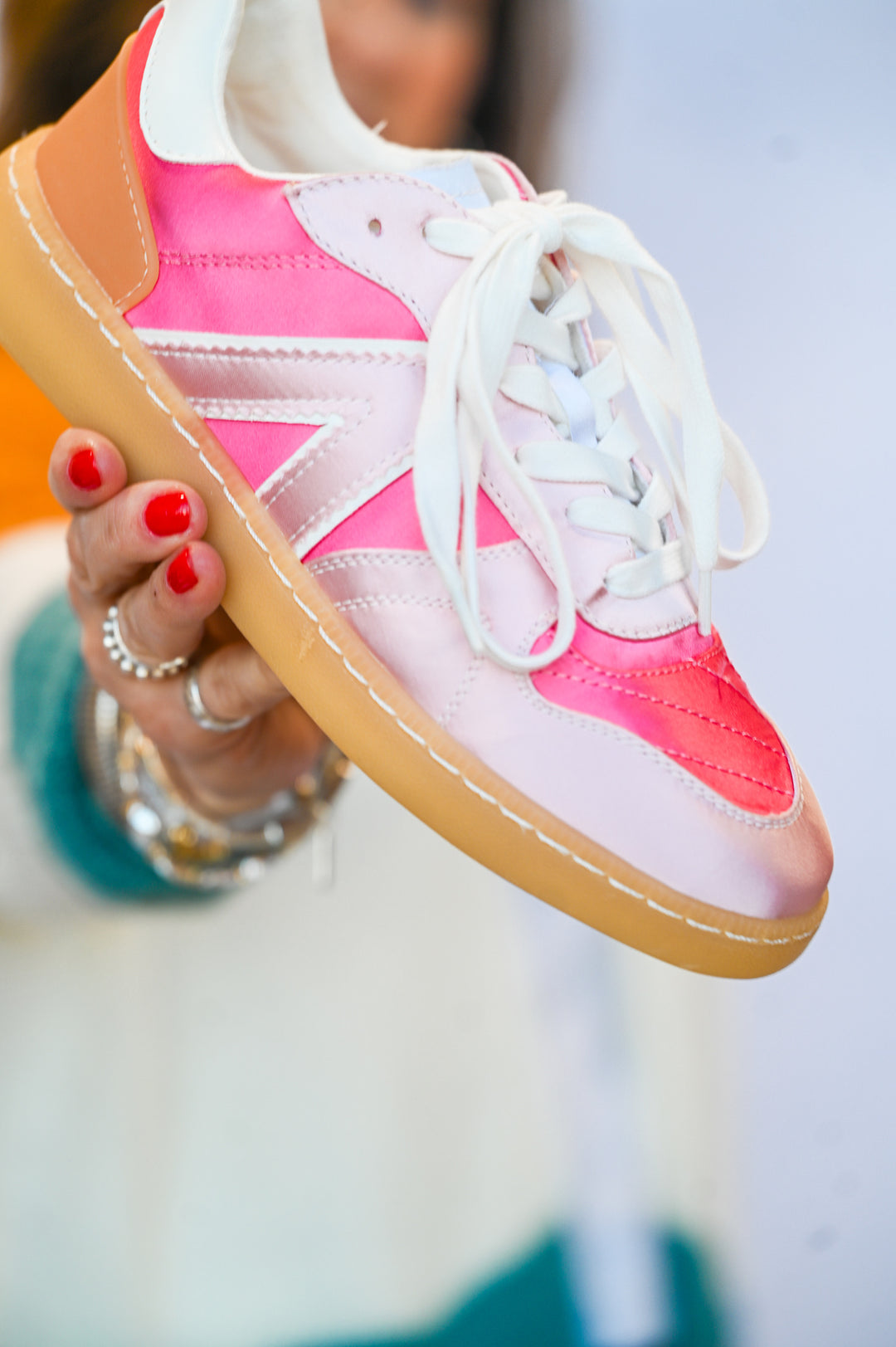 Illustrative example of light pink shoes