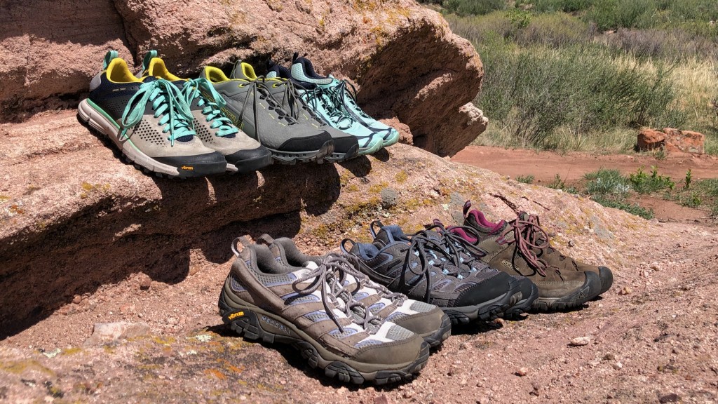 Illustrative example of lightweight hiking shoes