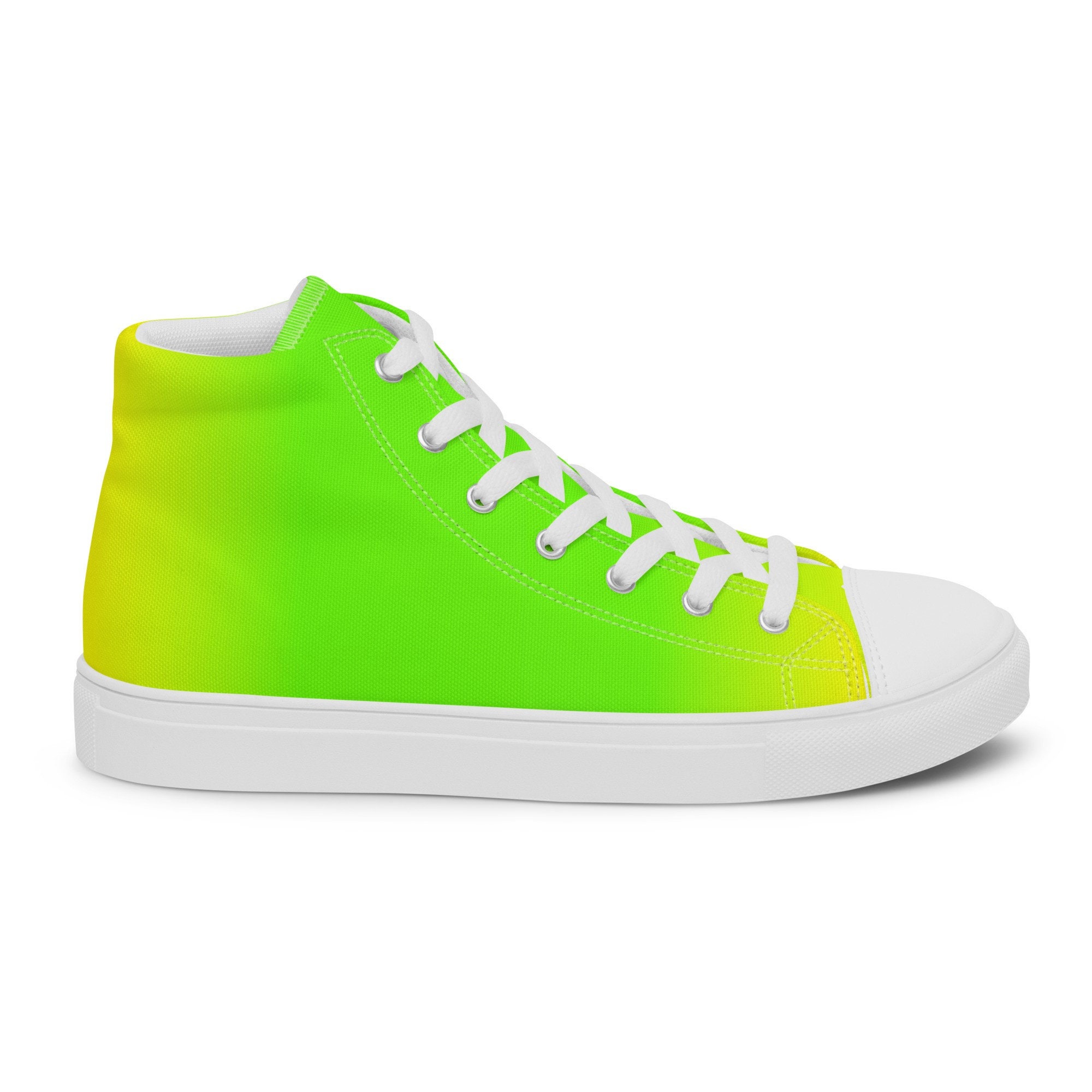 Illustrative example of lime green shoes