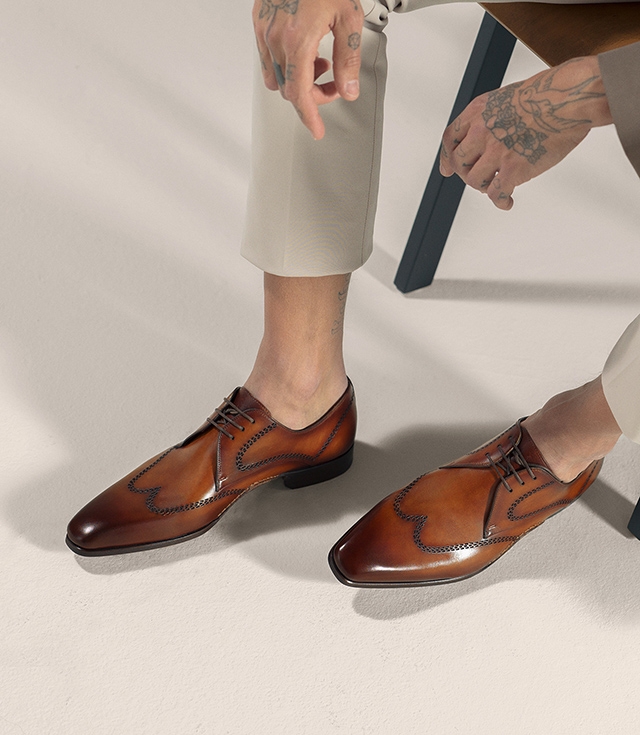 Illustrative example of magnanni dress shoes