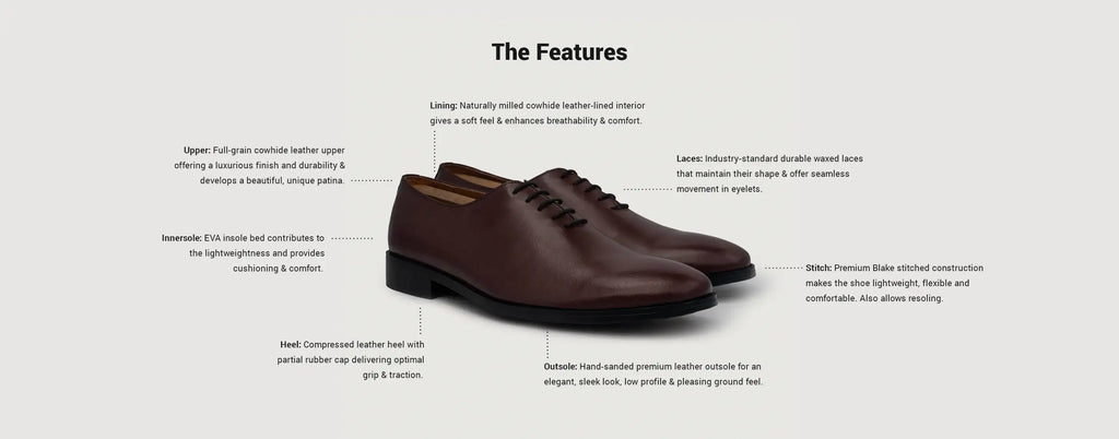 Illustrative example of maroon shoes