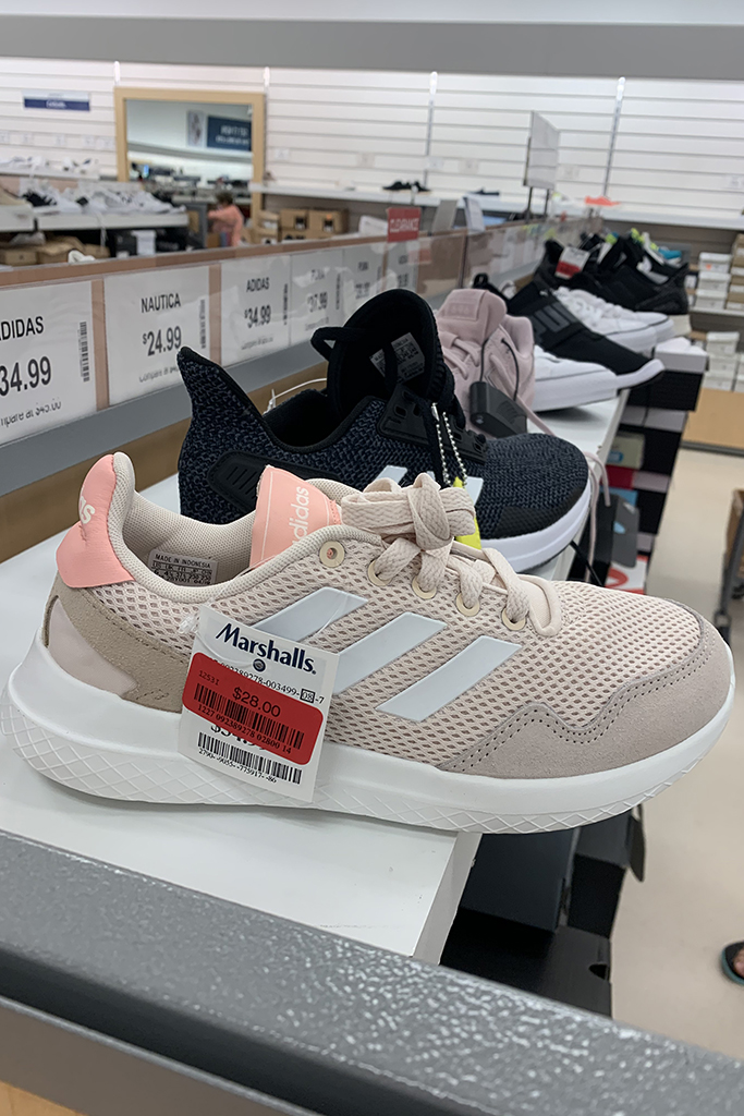 Illustrative example of marshalls shoes