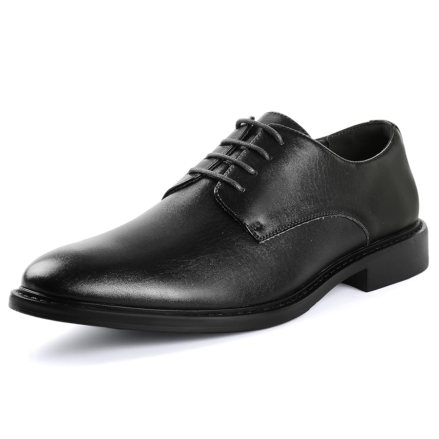 Illustrative example of men's black dress shoes
