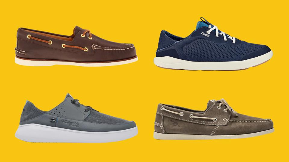 Illustrative example of men's boat shoes