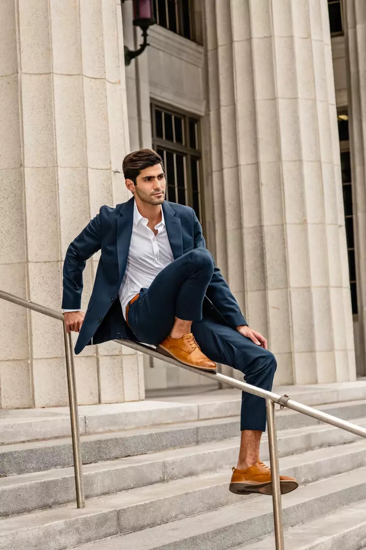 Illustrative example of men's business casual dress shoes