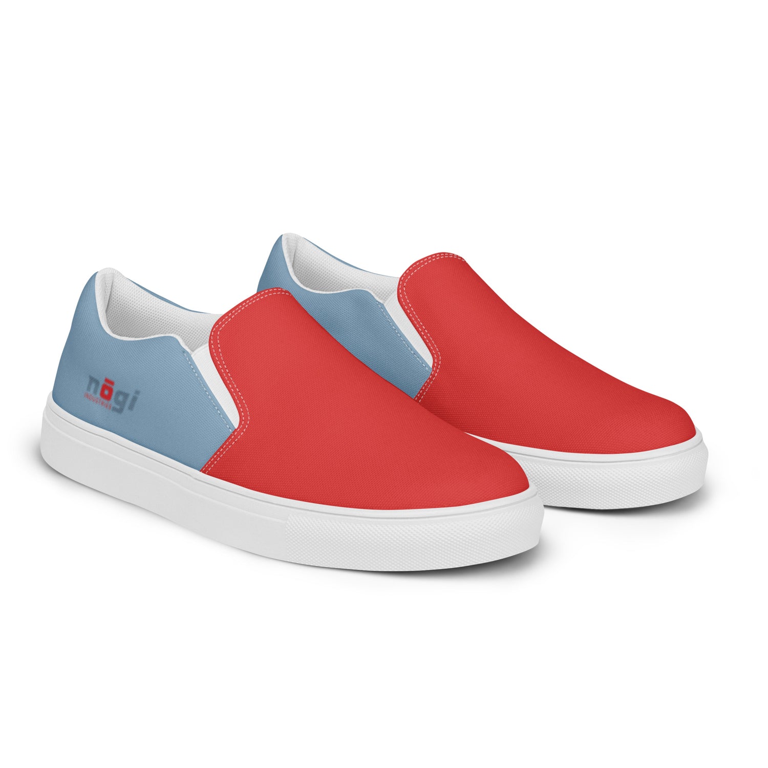 Illustrative example of mens canvas shoes