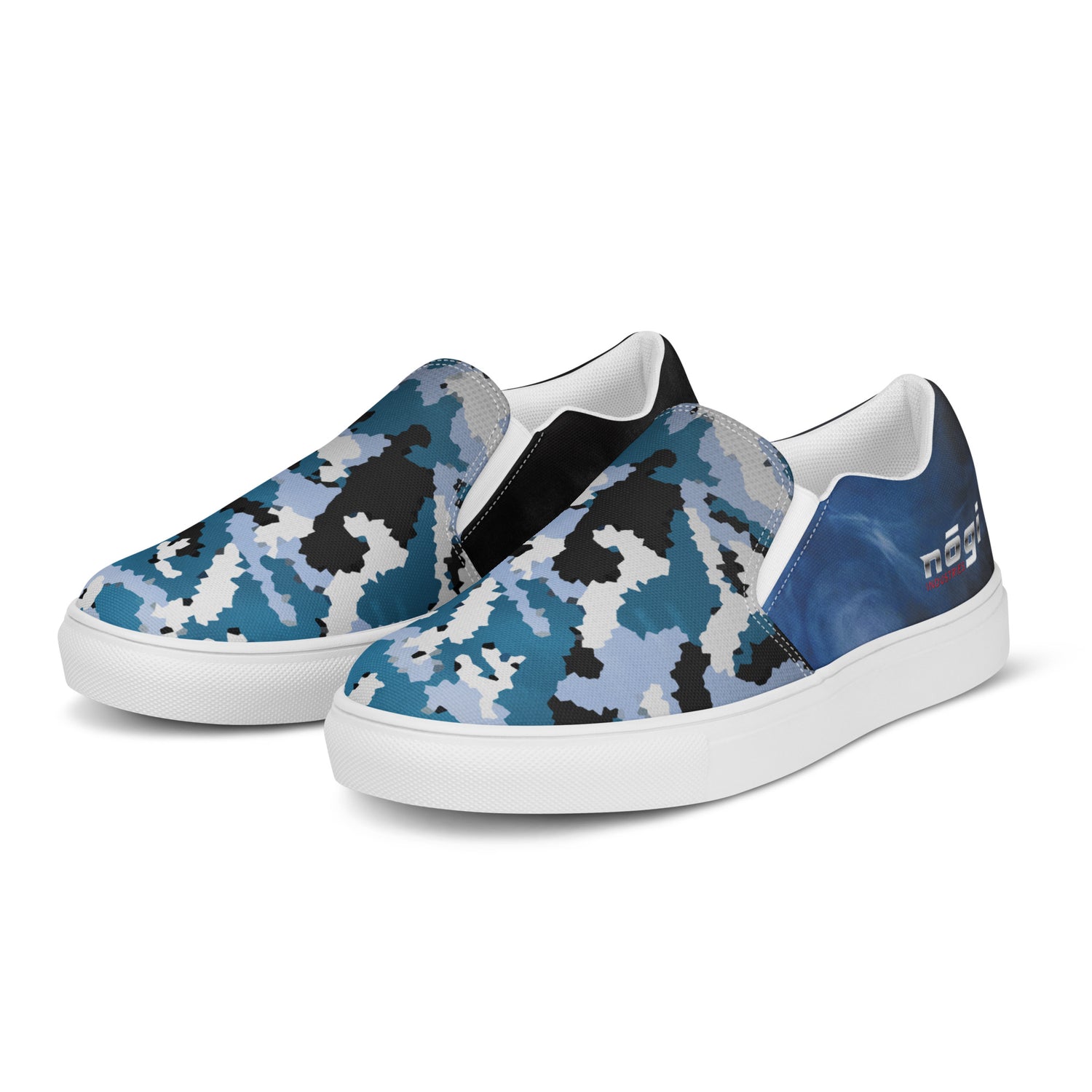 Illustrative example of mens canvas shoes