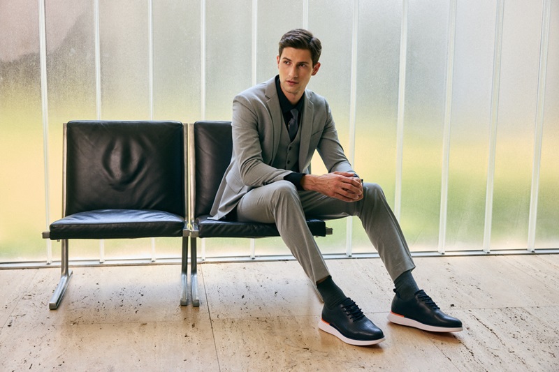 Illustrative example of men's casual dress shoes