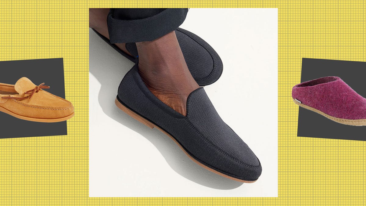 Illustrative example of men's casual slip on shoes