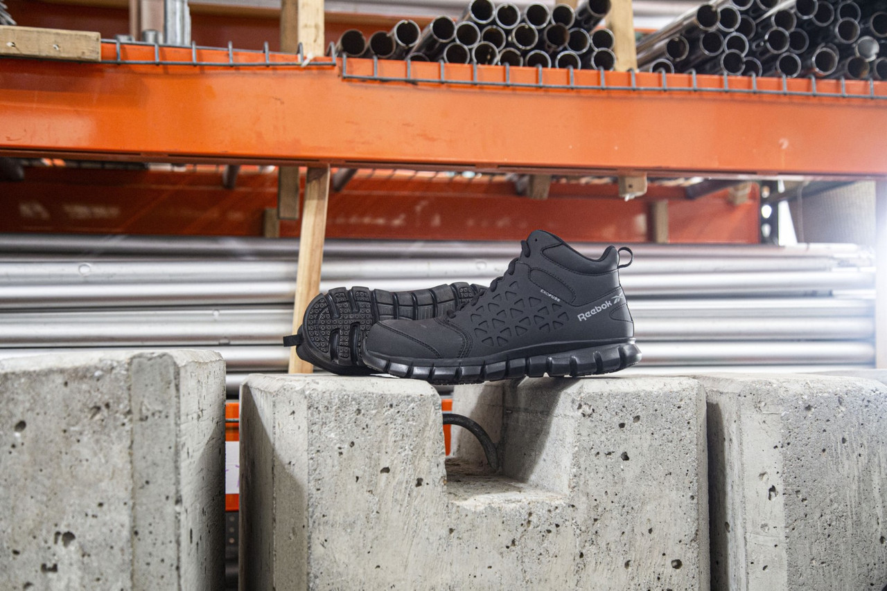 Illustrative example of men's reebok shoes