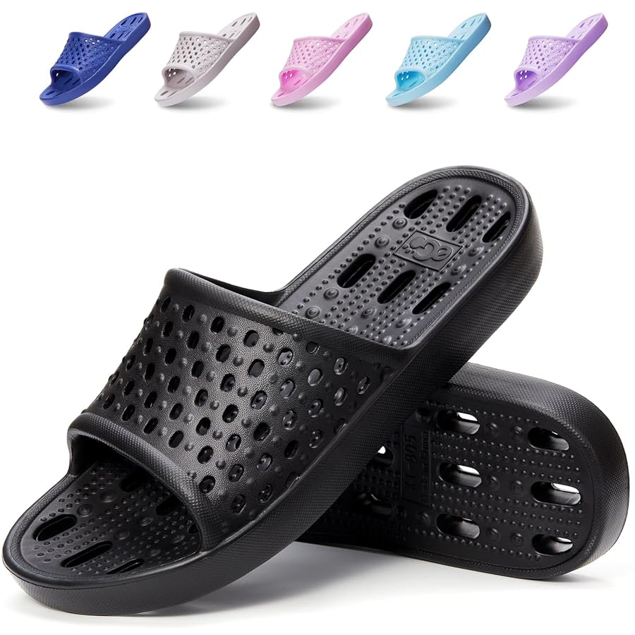 Illustrative example of mens shower shoes