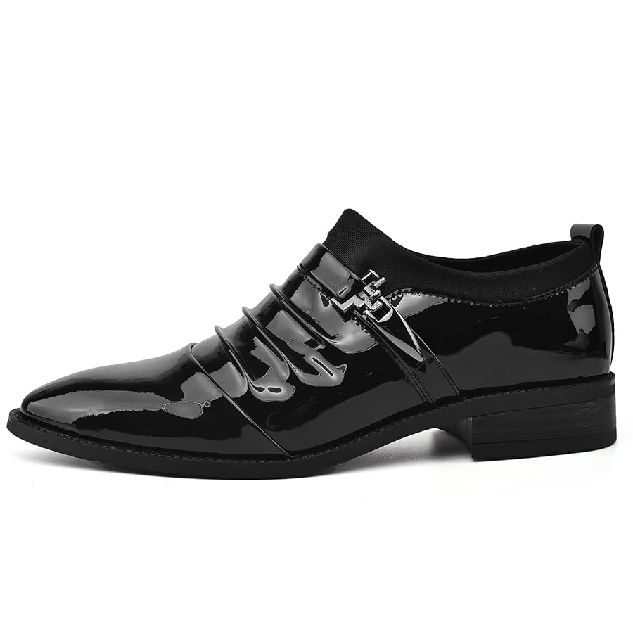 Illustrative example of mens slip on dress shoes