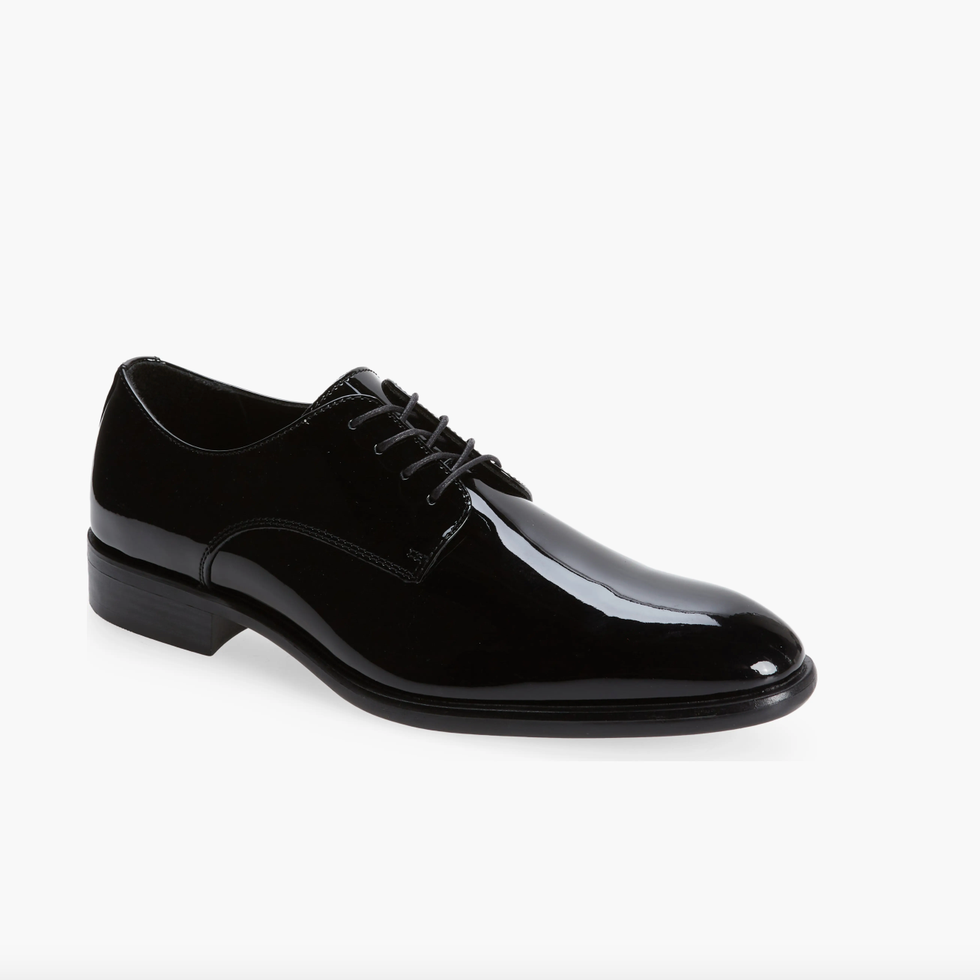 Illustrative example of mens tuxedo shoes