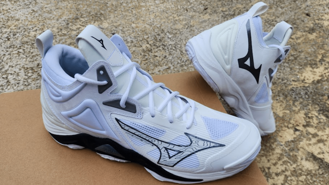 Illustrative example of men's volleyball shoes