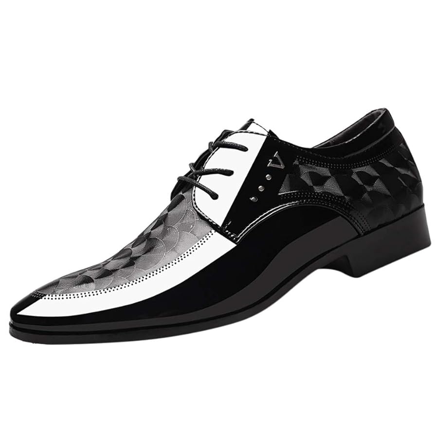 Illustrative example of mens wide dress shoes