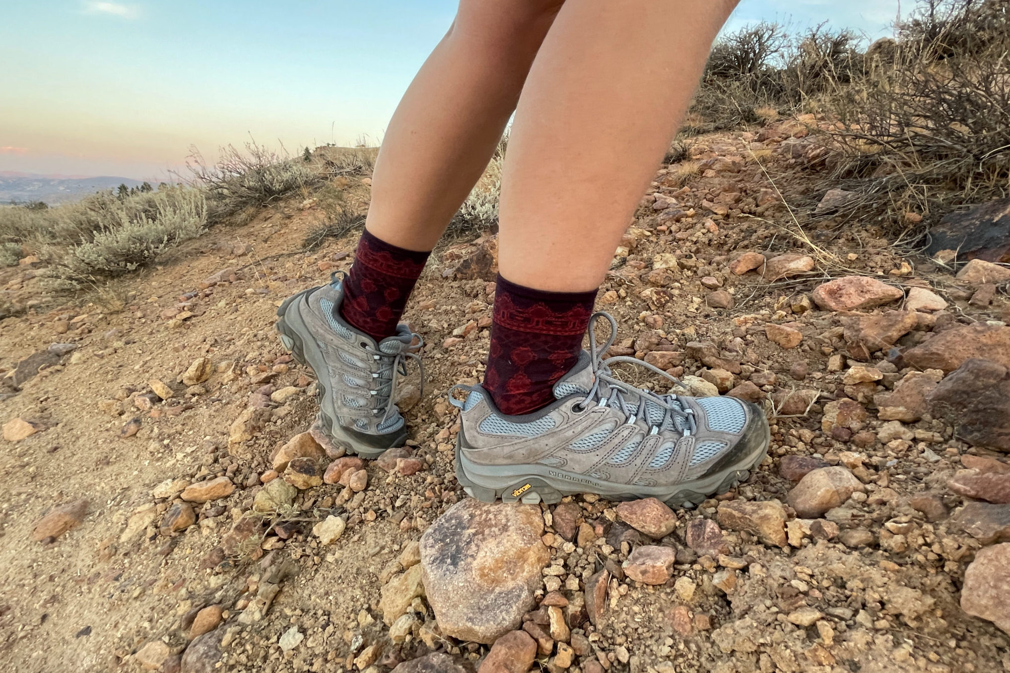 Illustrative example of merrell hiking shoes women