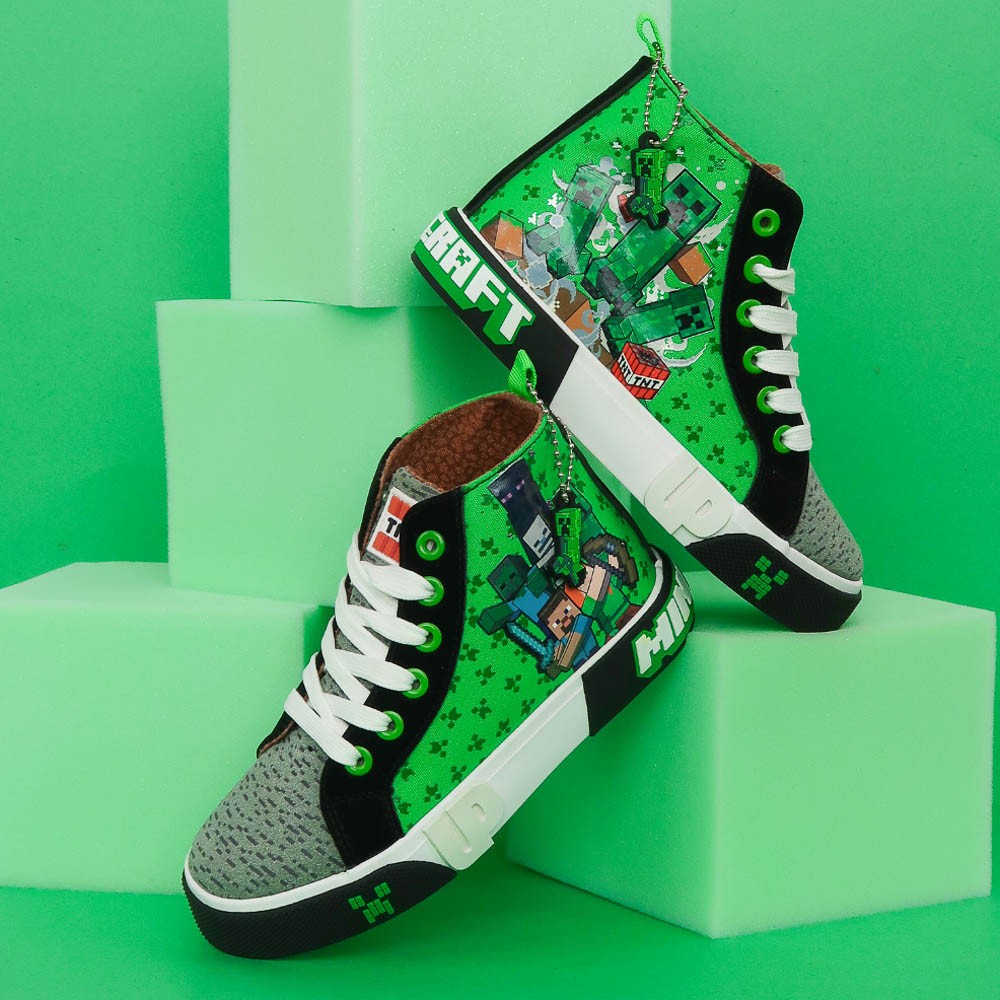 Illustrative example of minecraft shoes