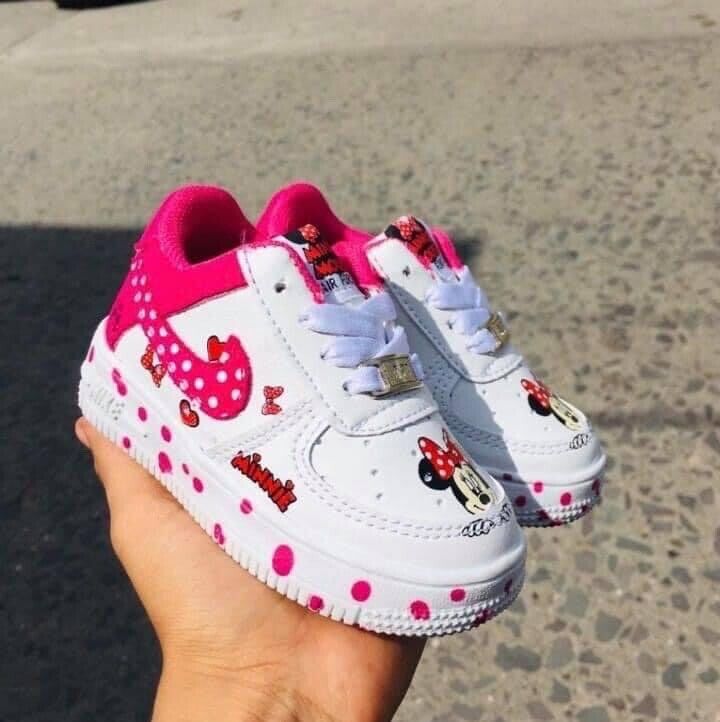Illustrative example of minnie mouse shoes