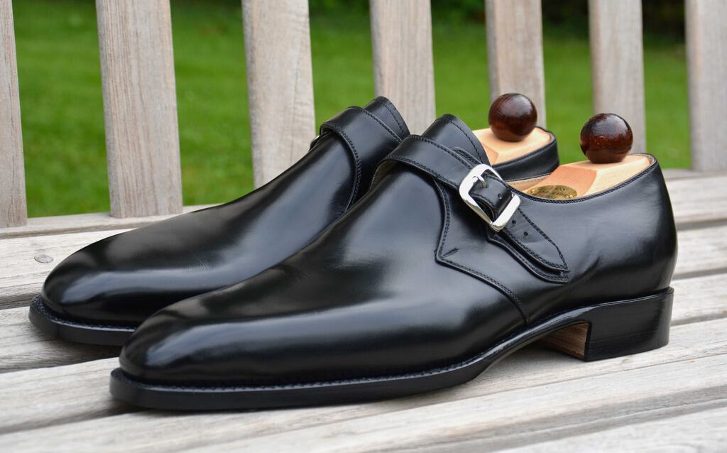 Illustrative example of monk strap shoes
