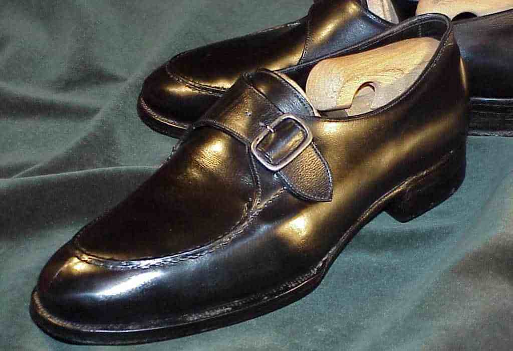 Illustrative example of monk strap shoes